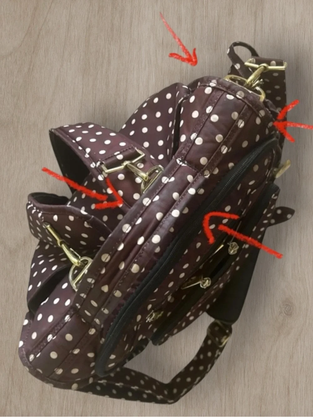 JuJuBe BFF Diaper Bag/Backpack/Messenger Bag - The Duchess